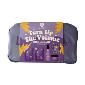 Luseta Biotin and Collagen Jet-Set Hair Strengthen Kit, Travel Size Shampoo Mask